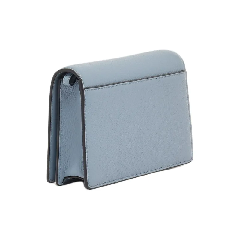 MICHAEL KORS Jet Set Leather Clutch Women's Blue-2