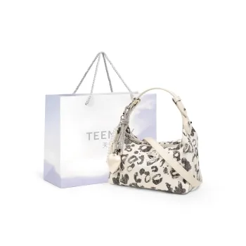 Teenmix Fabric Shoulder Bag, Crossbody Bag, Handbag Regular Women's Milkshake White