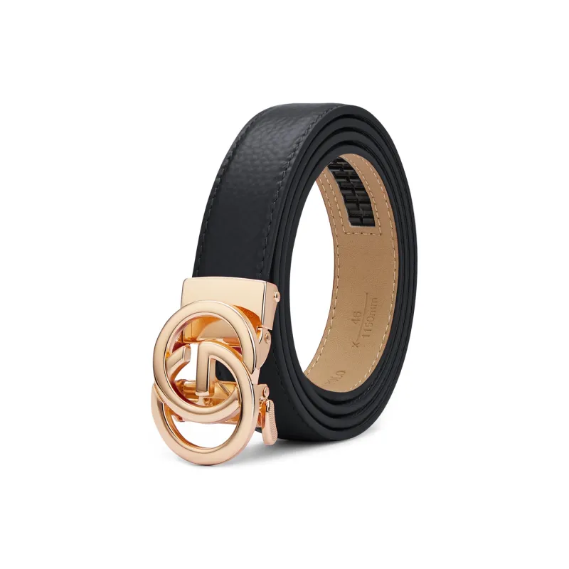WilliamPOLO Cow Leather Belts Women's Multiple Colors 2.4cm-1