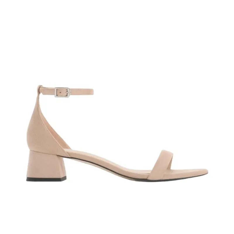 CHARLES&KEITH Nudie One Strap Sandals 3.8cm Women's Nude Pink-1