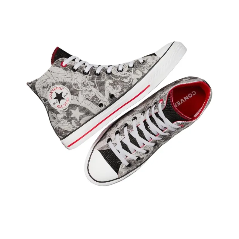 Converse Chuck Taylor All Star Yotd High Top 'Dragon Graphic Black White'-2
