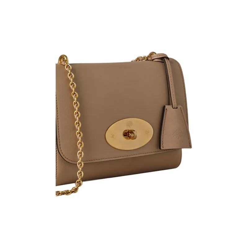 Mulberry Calfskin Shoulder Bag, Crossbody Bag Women's Maple-4