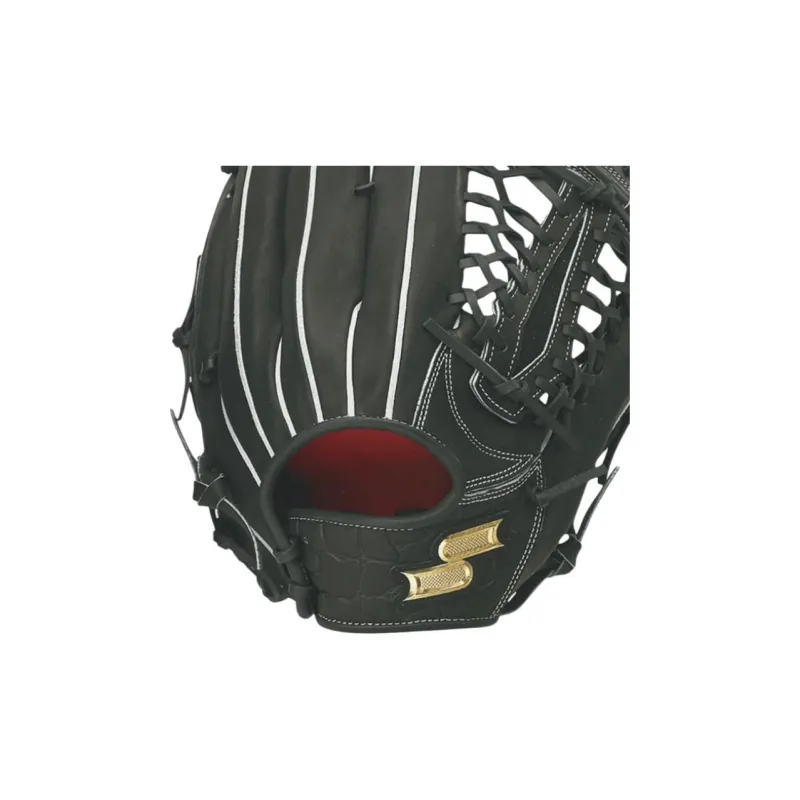 SSK Baseball Gloves Pitcher Glove Leather Unisex Black-3