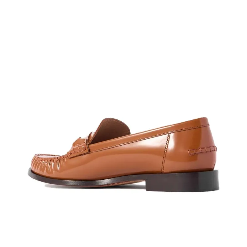 FERRAGAMO Vara Loafers Women's Brown-2