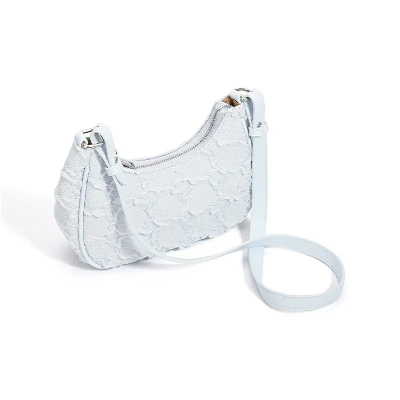 UNITE STAR PU Crossbody Bag, Shoulder Bag Regular Women's Blue/White-1