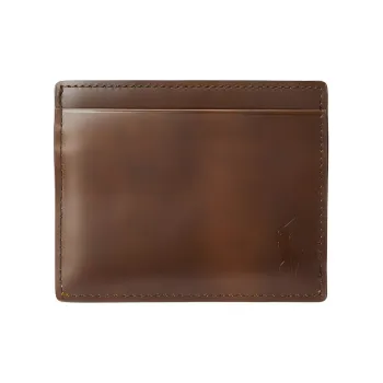 Polo Ralph Lauren Cow Leather Wallet Men's Brown