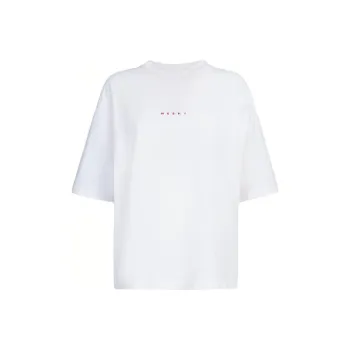 MARNI Logo Printed Crewneck T Shirt