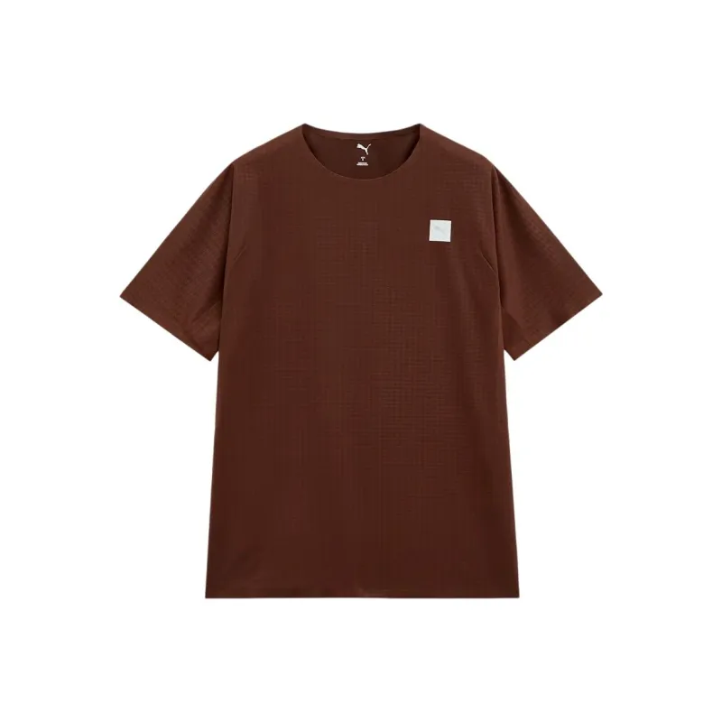 PUMA T Shirt Unisex Chocolate Tart-0