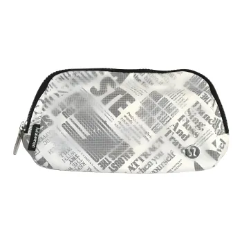Lululemon Everywhere Nylon Sling Bag, Fanny Pack Unisex White & Black