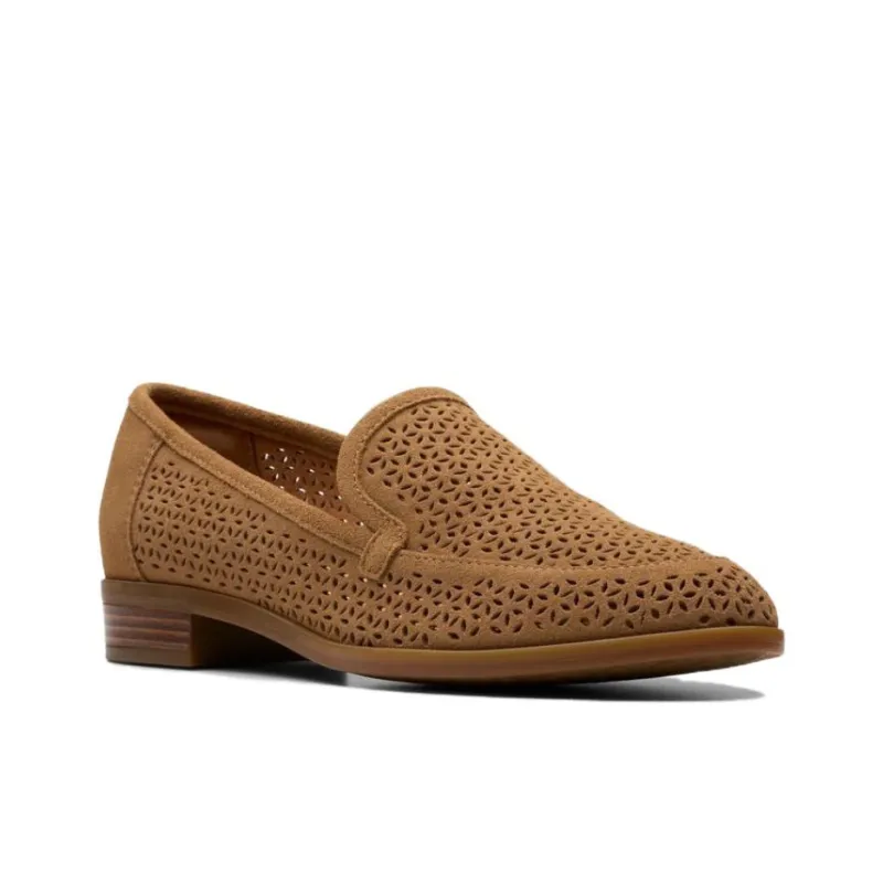 Clarks Trish Cove Casual Single Shoes 2.5cm Women's Dark Sand-2