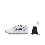 White Black+Drawstring Shoe Bag