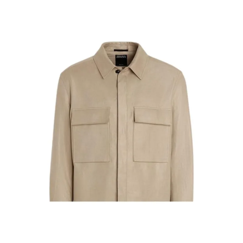 Zegna Oasi Lino Overshirt-4