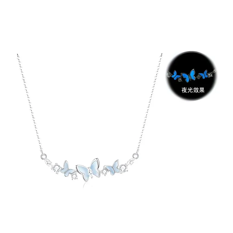 Barbie S925 Silver Necklaces Women's-0