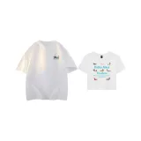 White Loose Fit+White Short