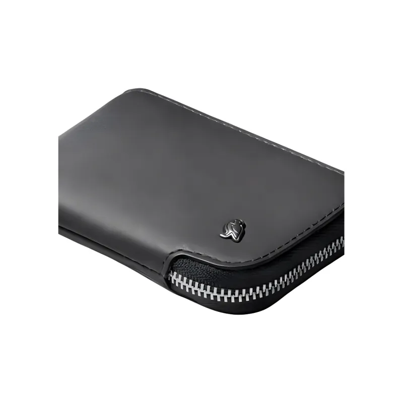 BELLROY Leather Wallet Unisex Charcoal Gray-3