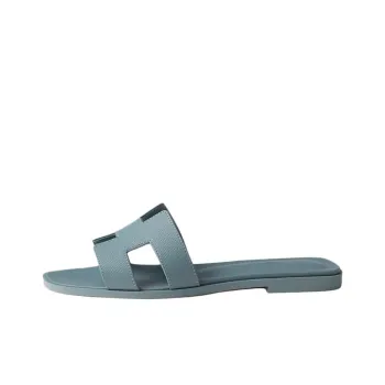 HERMES Oran Stylish Sandals Women's Blue