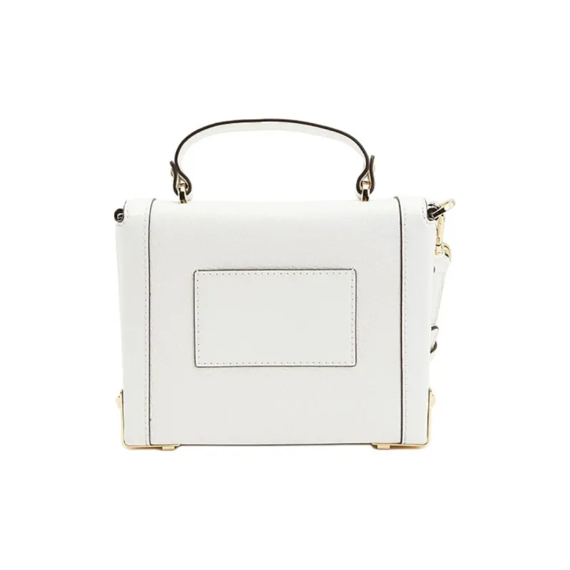 MICHAEL KORS Jayne Leather Shoulder Bag, Crossbody Bag, Handbag Small Size Women's Luminous White-3