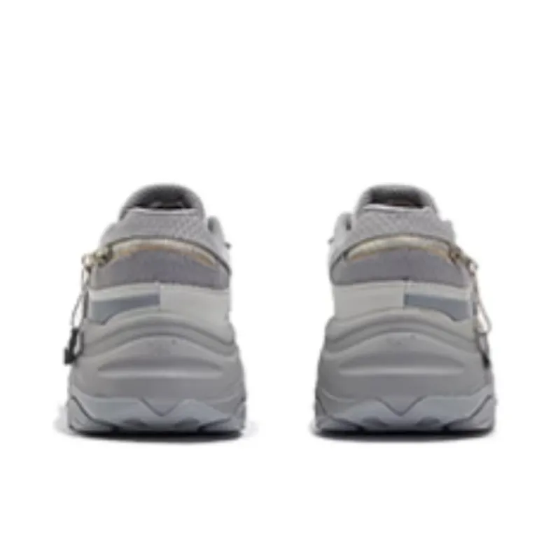 361° Anti Slip Wear Resistant Low Top Chunky Sneakers Women's Gray-2