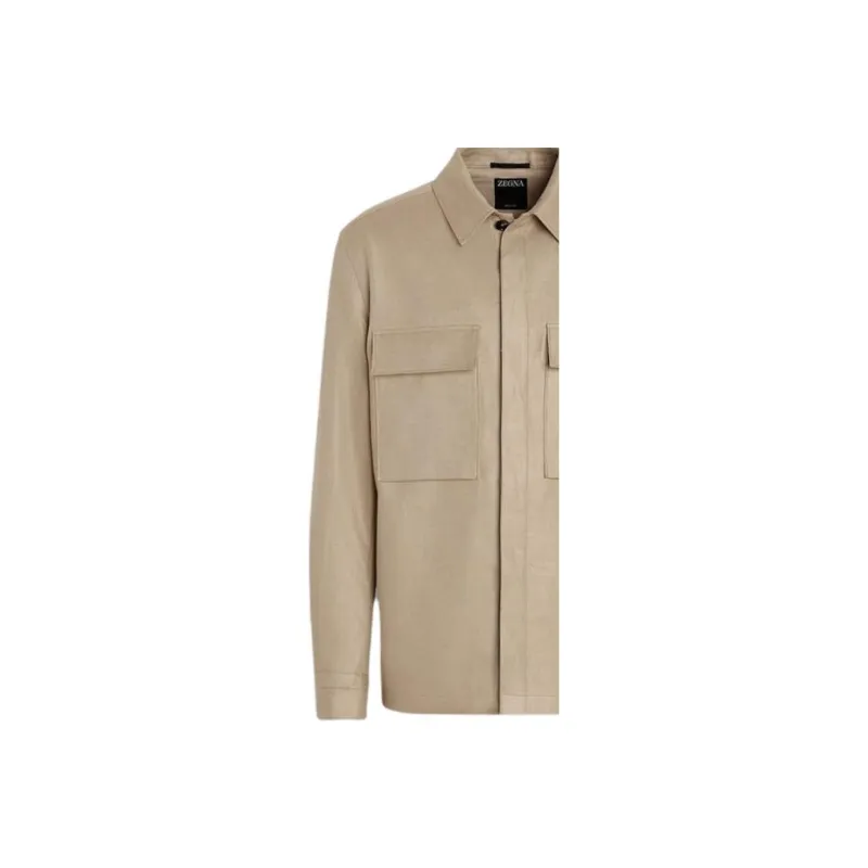 Zegna Oasi Lino Overshirt-3