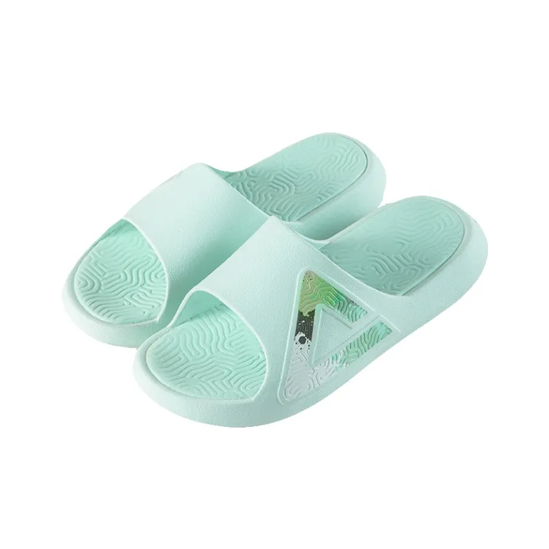 PEAK Slip Resistant, Odor Resistant, Antibacterial Slide Slippers Men's Green-1