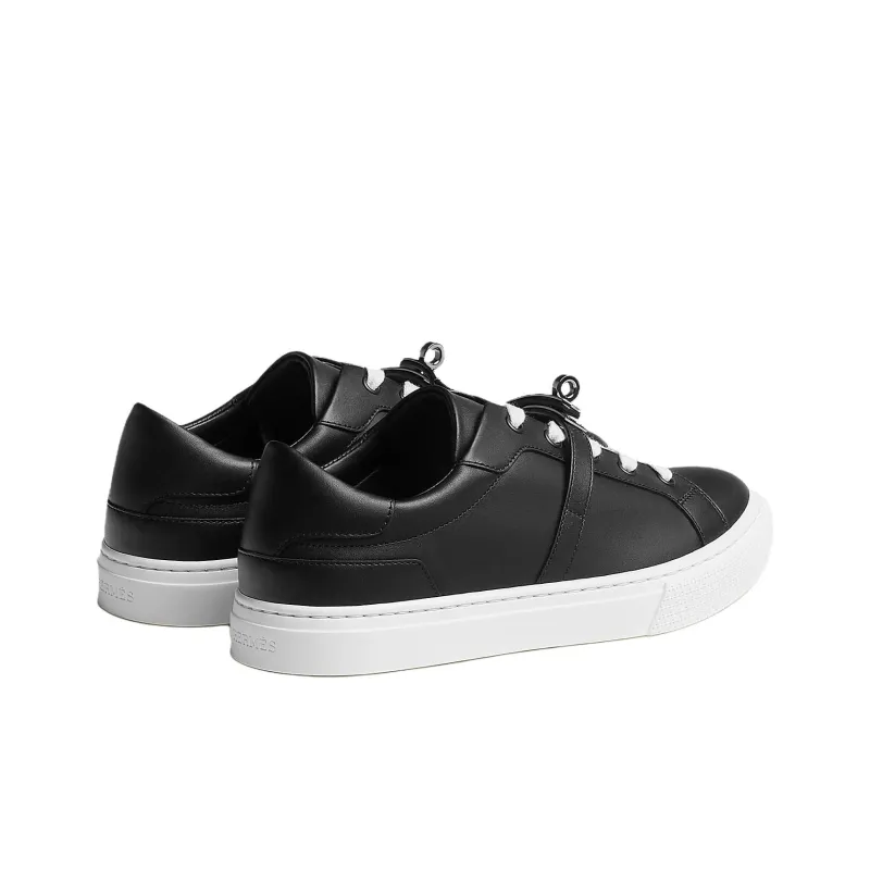 HERMES Day Low Top Skateboard Shoes Women's Black-2