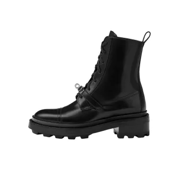 HERMES Fashion Ankle Boots 5cm Women's Black