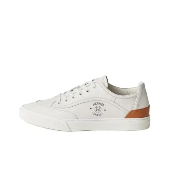 HERMES Get Low Top Stylish Skateboarding Shoes Men's White