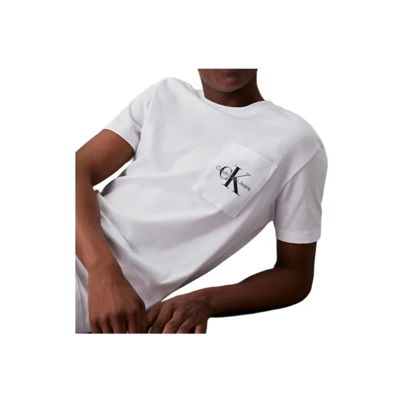 CALVIN KLEIN T Shirt Europe Version Men's Bright White-1