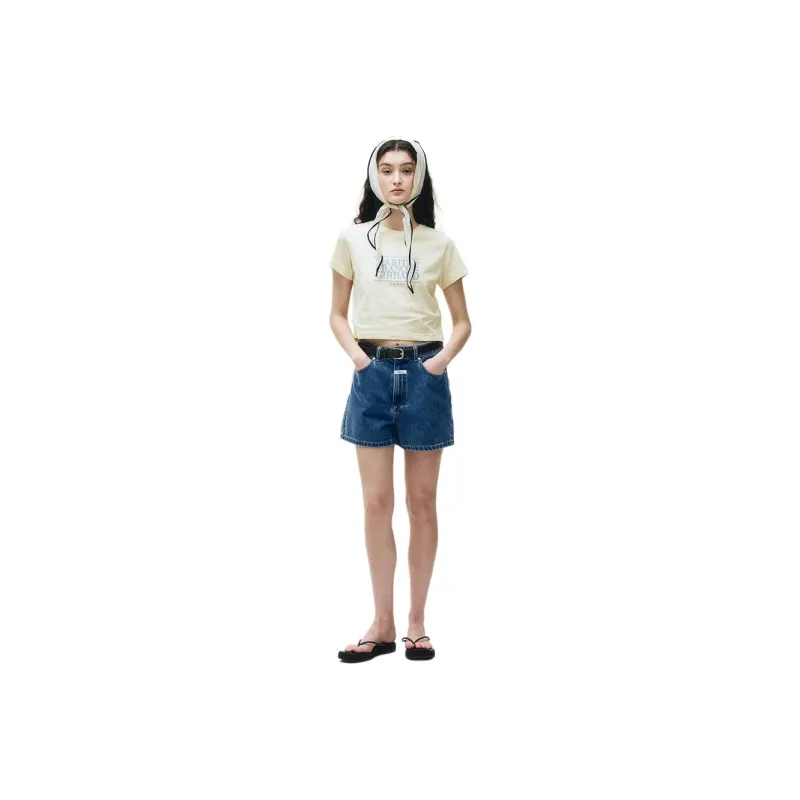 MARITHE FRANCOIS GIRBAUD Denim Shorts Women's-5