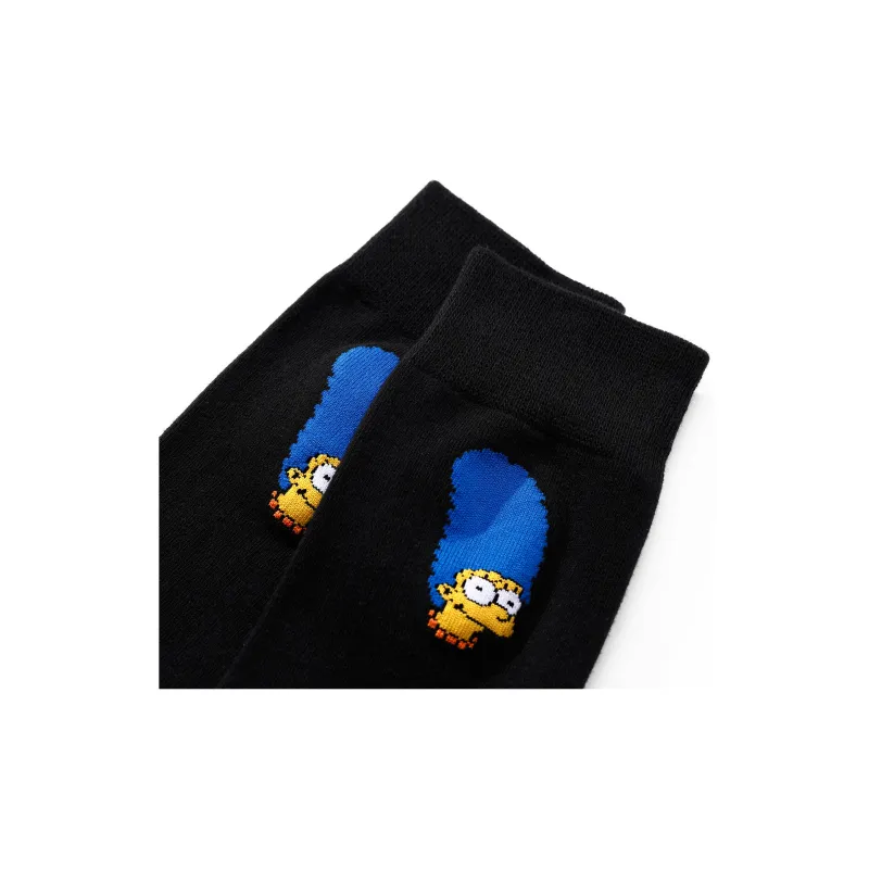 The Simpsons Mid Calf Socks Unisex Shopping Bag 3 Pack-3