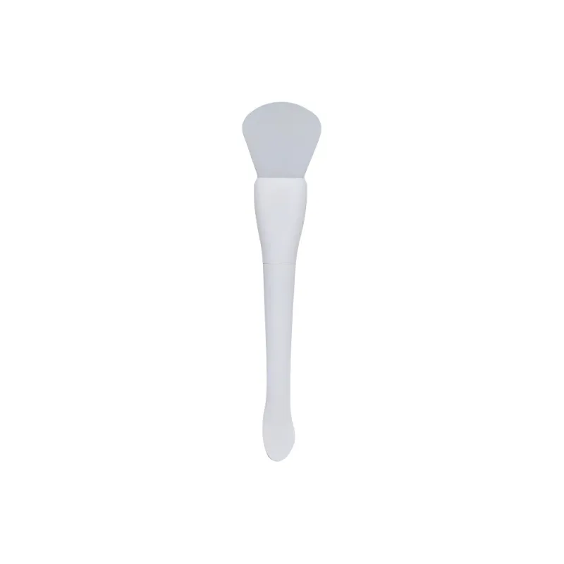 ZHIYIN Fish Tail Mask Brush Silicone Dual Head With Spoon Clay Mask Application Brush And Mixing Stick-0