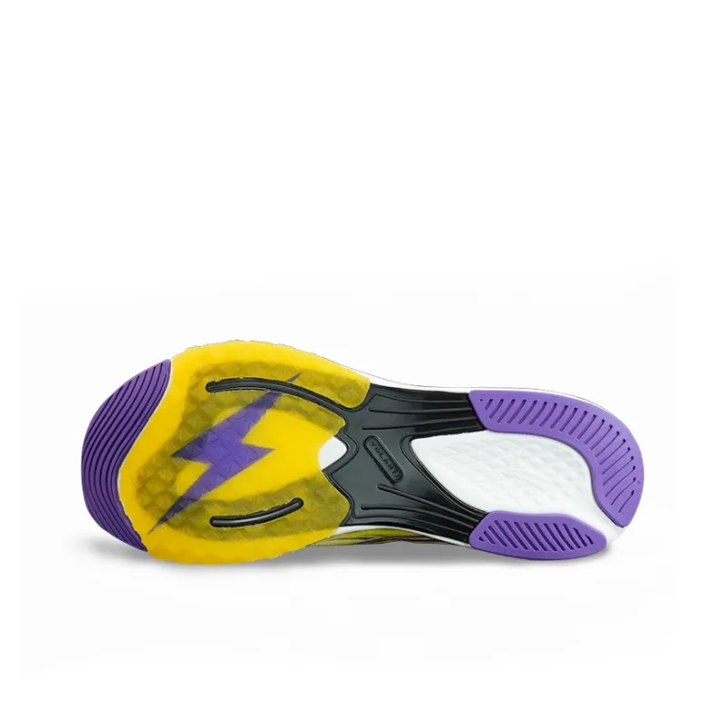 Volanti Abrasion Resistant Shock Absorbers Slip Resistant Rebound Balance Low Top Casual Running Shoes Unisex Yellow-5