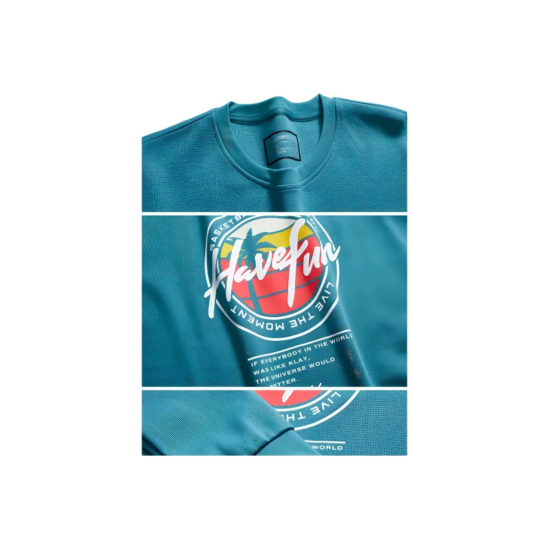Anta Basketball Collection Sweatshirt Men's Emerald-3