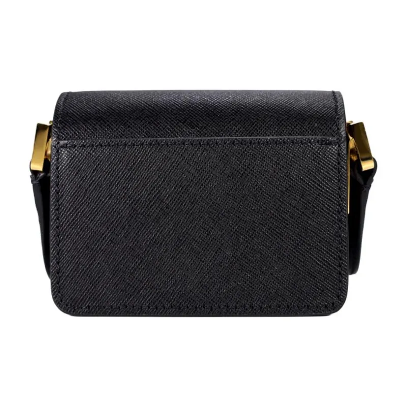 MARNI Trunk Calfskin Trunk Bag Small Square Bag Shoulder Bag Crossbody Bag Mini Women's Black-1