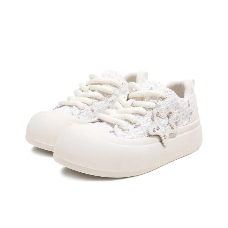 TTKJ Abrasion Resistant Slip Resistant Low Top Skateboard Shoes Women's-1