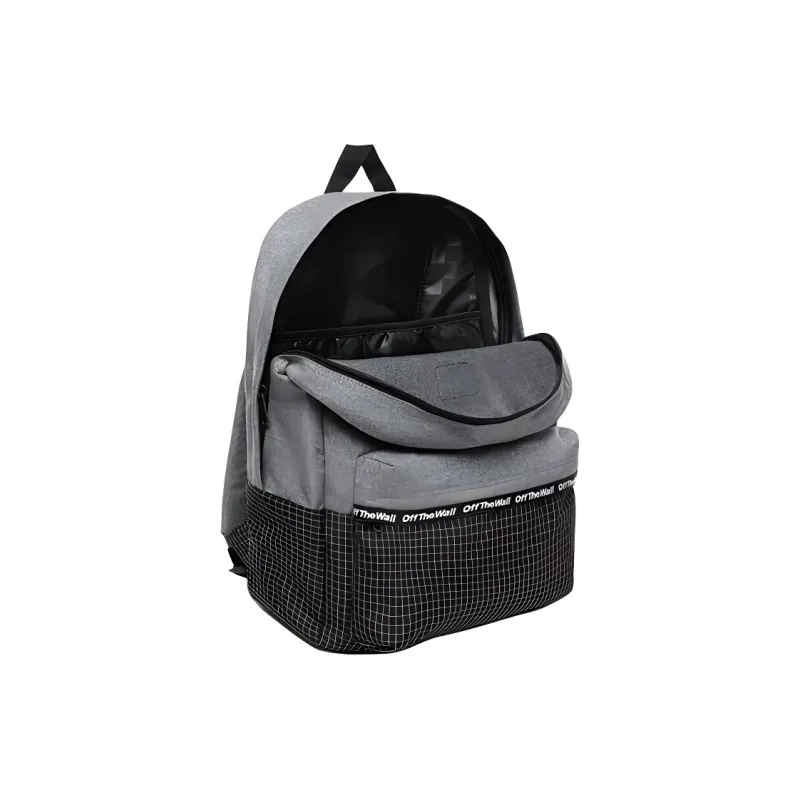 Vans Polyester Backpack Unisex Gray-2