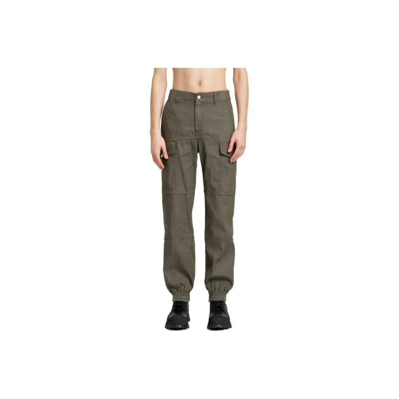Alexander McQueen Panelled Design Mid Rise Cargo Trousers-0