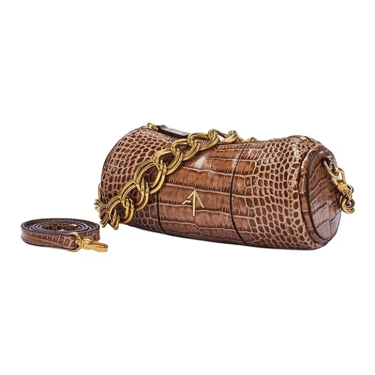 Manu Atelier Cylinder Shoulder Bags-1
