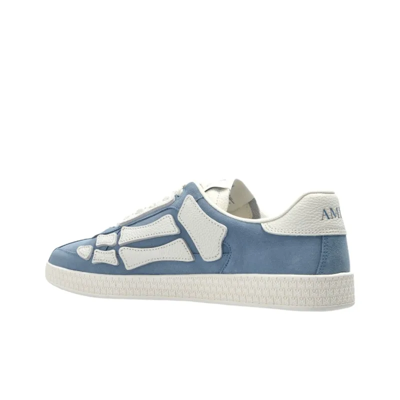 AMIRI PACIFIC Bones Low Top Skateboard Shoes Men's Blue-3