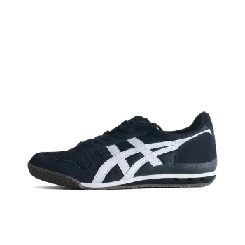 Onitsuka Tiger Ultimate 81 Abrasion Resistant Low Top Casual Shoes Unisex Blue White Black