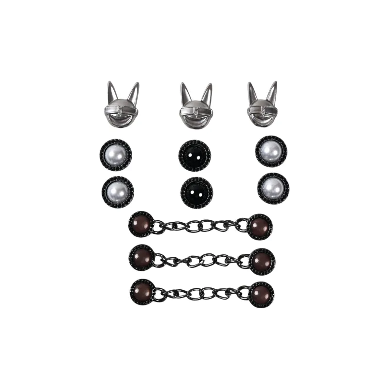 ZUOWEISHIJIA Metal Shoe Buckle Unisex-0