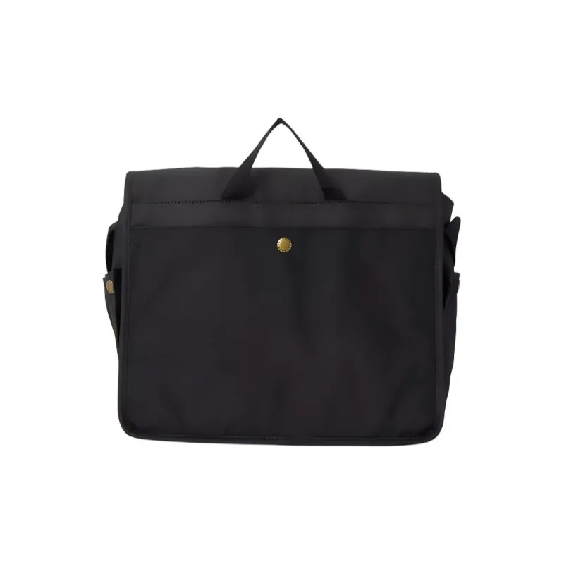 BARBOUR Cotton Messenger Bag, Shoulder Bag, Crossbody Bag, Handbag Regular Men's Black-4