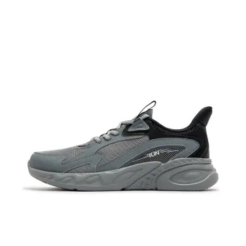 361° Shock Absorbers Rebound Low Top Casual City Commute Running Shoes Men's Invisible Gray, Cosmic Gray