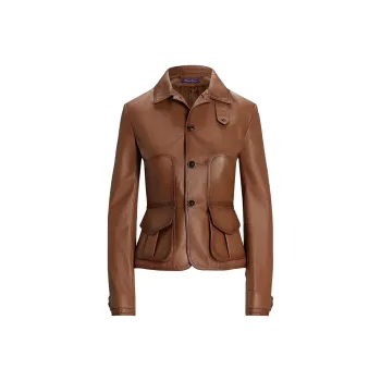 Ralph Lauren Collection Leather Jacket Women's