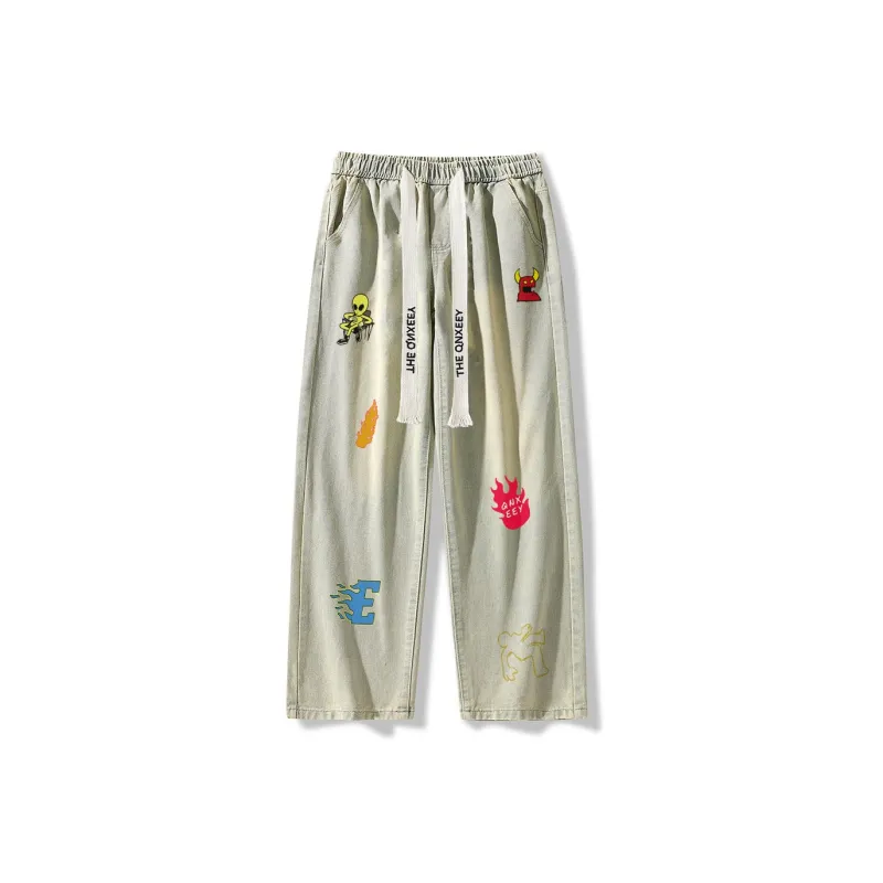 Qnxeey Jeans Unisex-4
