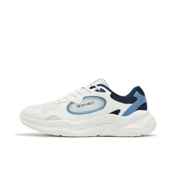 361° Kesar 2 Cushioning Abrasion Resistant Lightweight Low Top Casual Shoes Men's White Blue