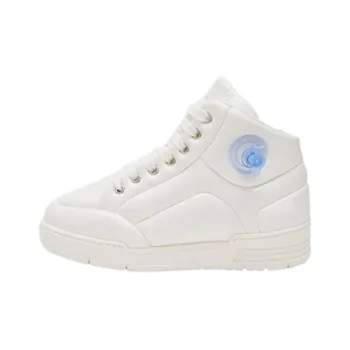 MOSCHINO Inflatable Mid Top Skateboard Shoes Women's White