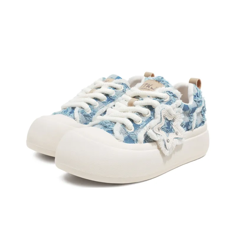 TTKJ Abrasion Resistant Slip Resistant Low Top Skateboard Shoes Women's-12