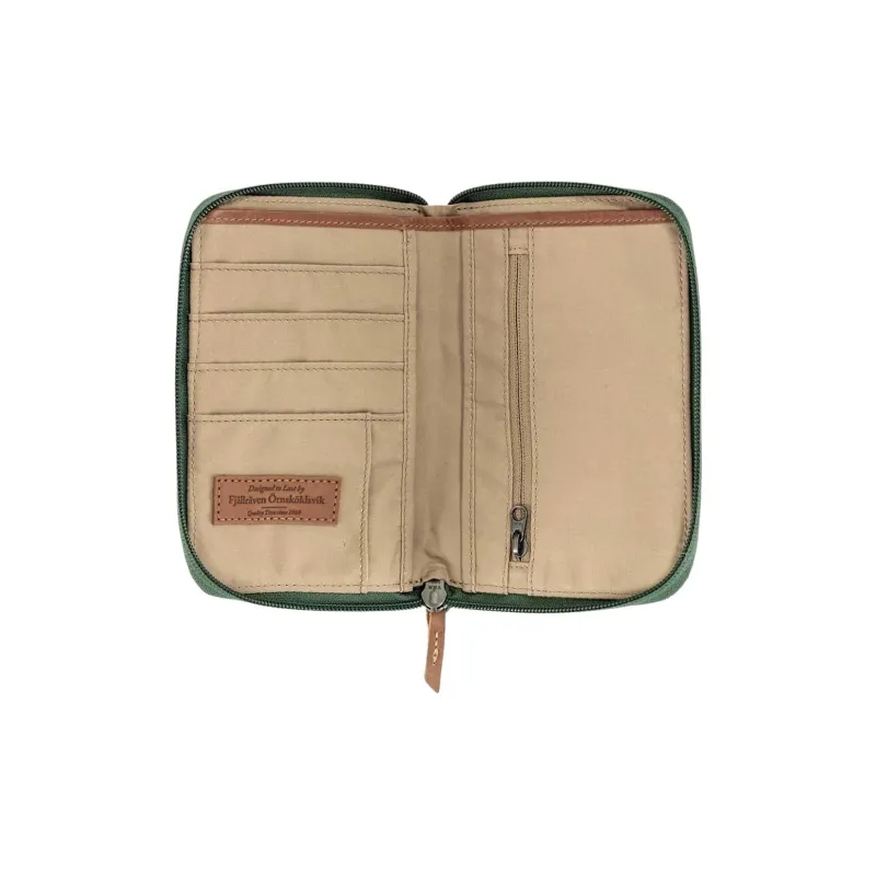 Fjallraven Recycled Polyester Passport Holder Regular Unisex Dark Copper Green-1