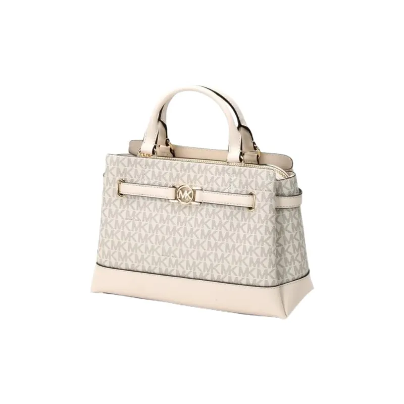 MICHAEL KORS Coated Canvas Shoulder Bag Crossbody Bag Handbag Small Size Women's Ivory-2